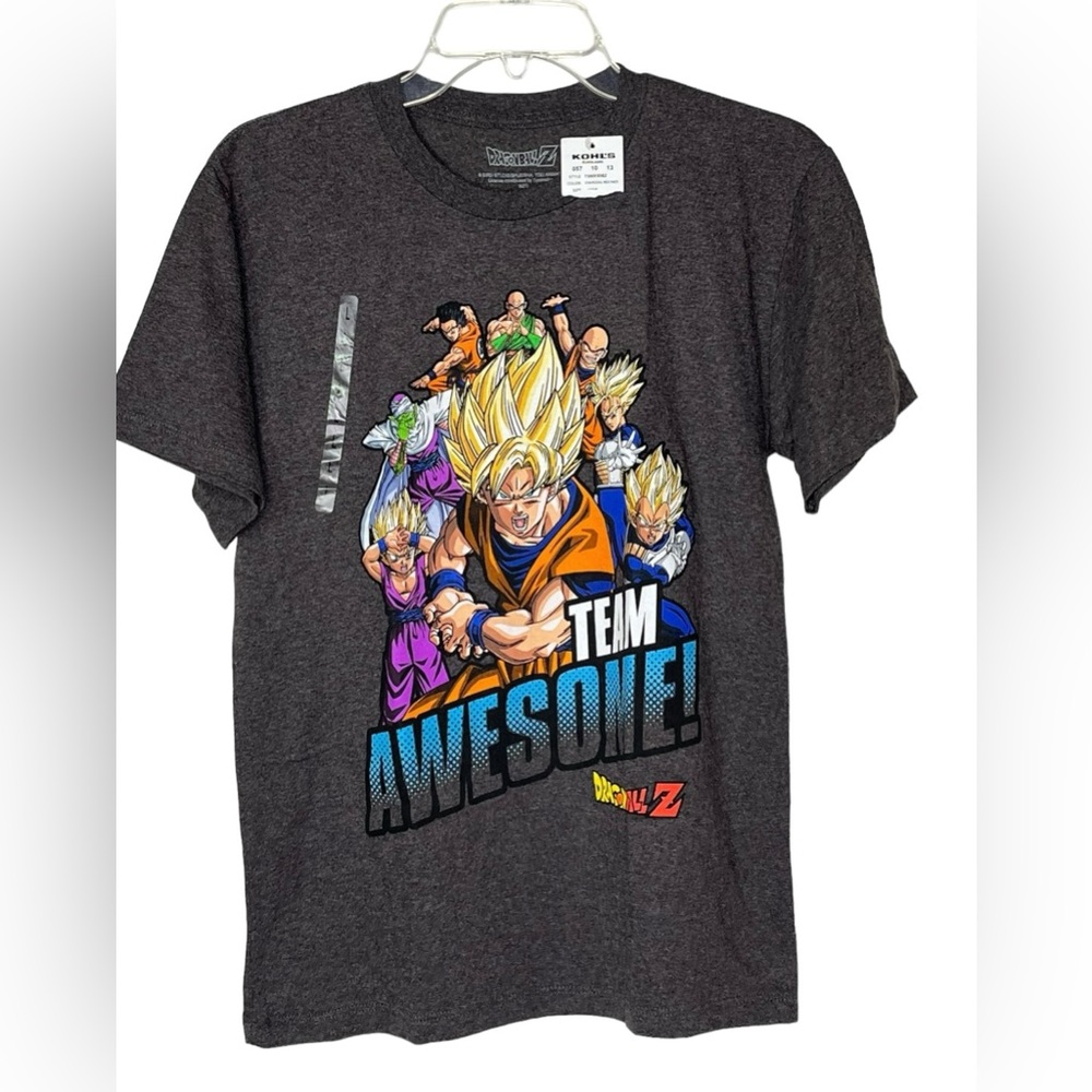 Dragonball‎ Z Gray Graphic Short Sleeve Tshirt Men's Large